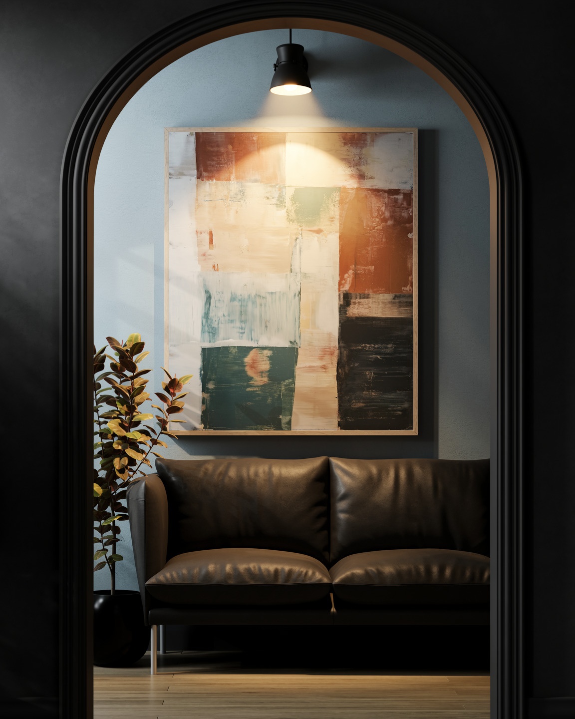 Bottenviken no 1, abstract art by KMJ