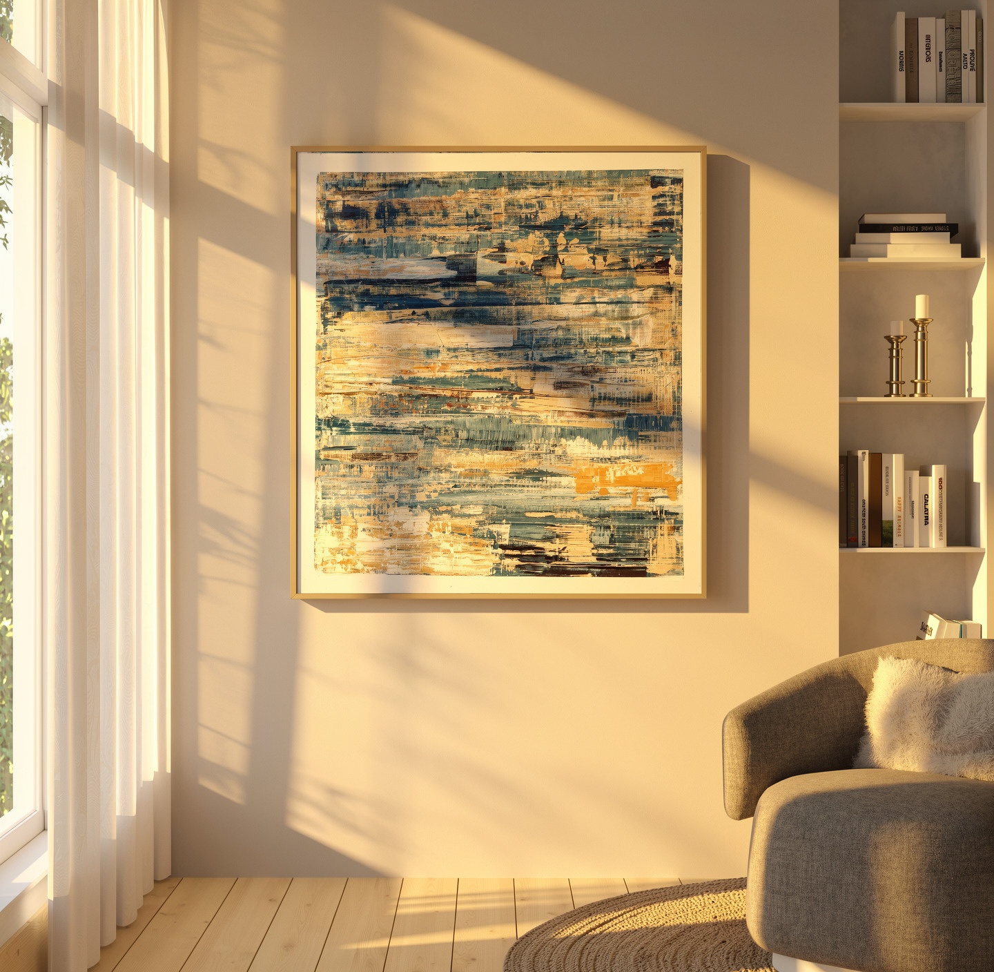 Grössjön, abstract art by KMJ